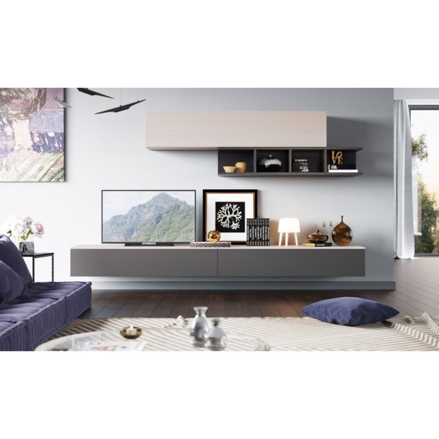 "Tyshawn Unfinished Floating Entertainment Centre for TVs up to 60"""