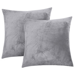 Aspire Homeware Square Plain Velvet Scatter Cushion Cover
