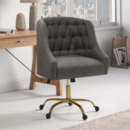 Duerr Velvet Office Chair