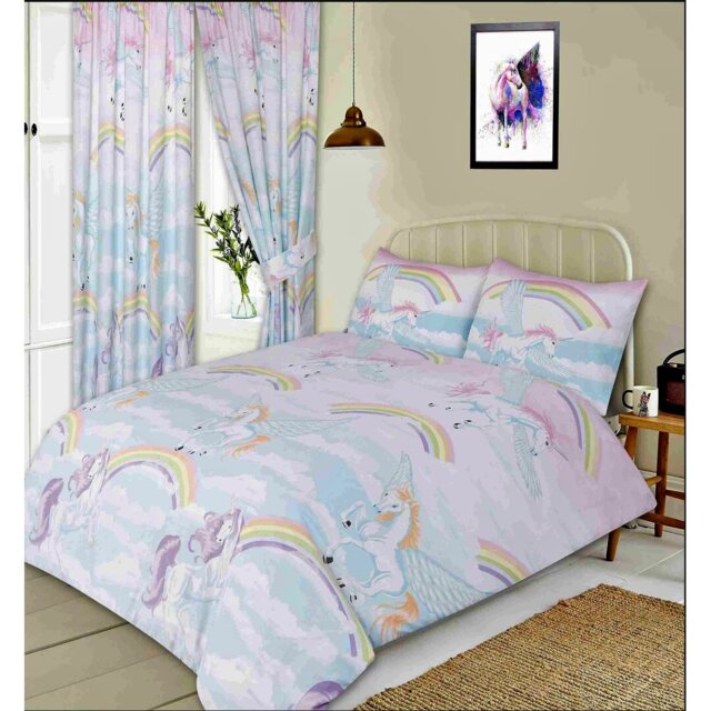 Unicorns Room sheer Curtains
