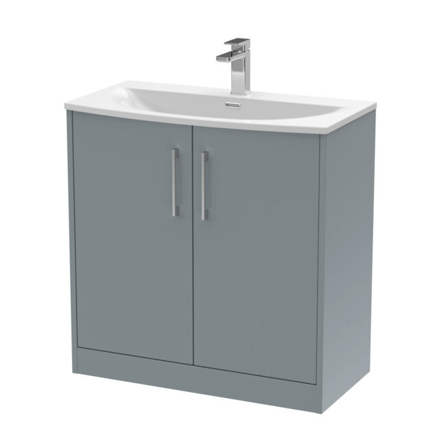 Juno 800mm Free-standing Standard Single Vanity Unit
