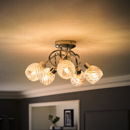 Donelson Glass Semi Flush Mount