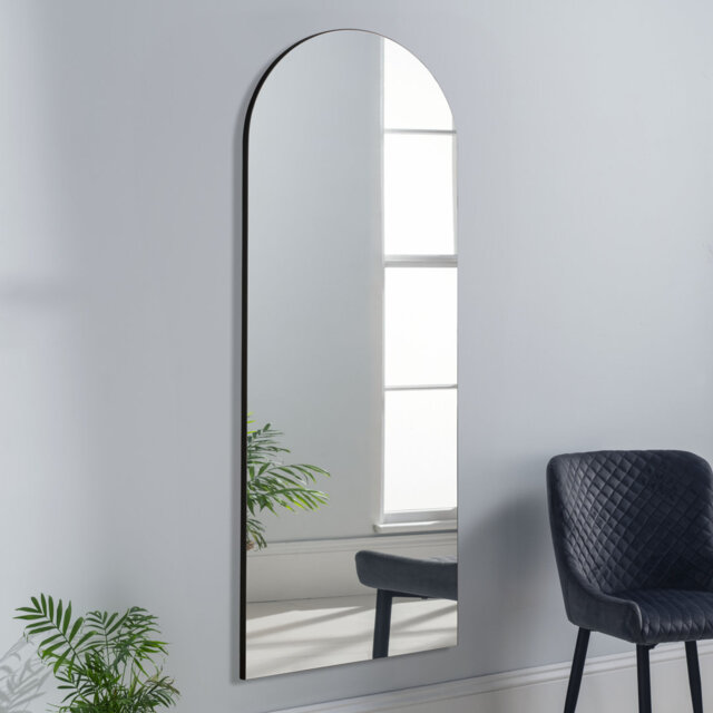 Alben Wood Framed Full Length Mirror