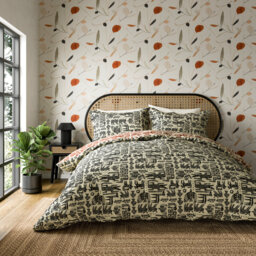 Twycross Cotton Animal Print Duvet Cover Set with Pillowcases Included