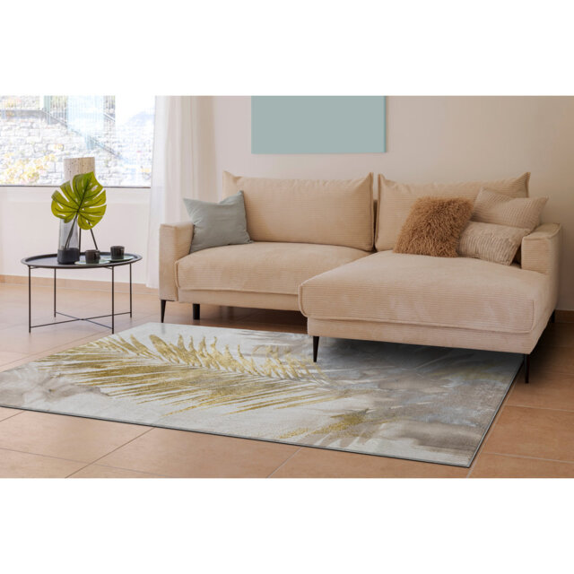 Kyra Floral Machine Woven Area Rug