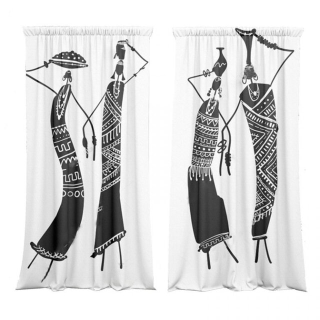 Muneza Velvet Blackout Curtain Panel Pair