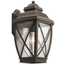 Fornello Bronze 43.2cm H Outdoor Wall Lantern