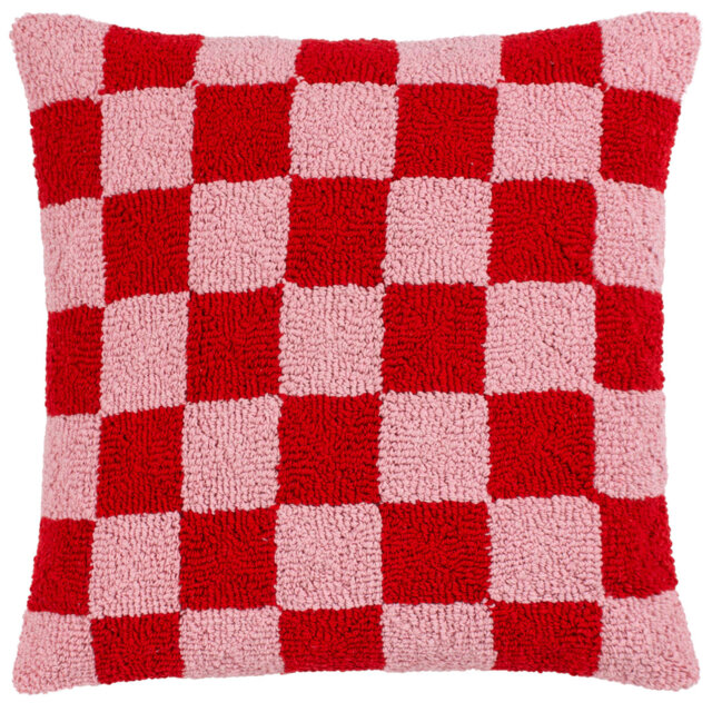 Pink Square Cushion