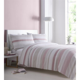 Wetumka Cotton Blend Striped Bedding with Pillowcases Included