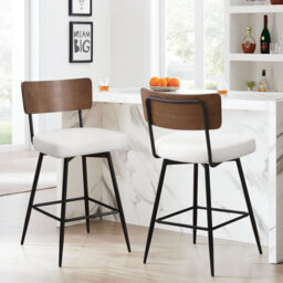 Swivel Upholstered Counter & Bar Stool