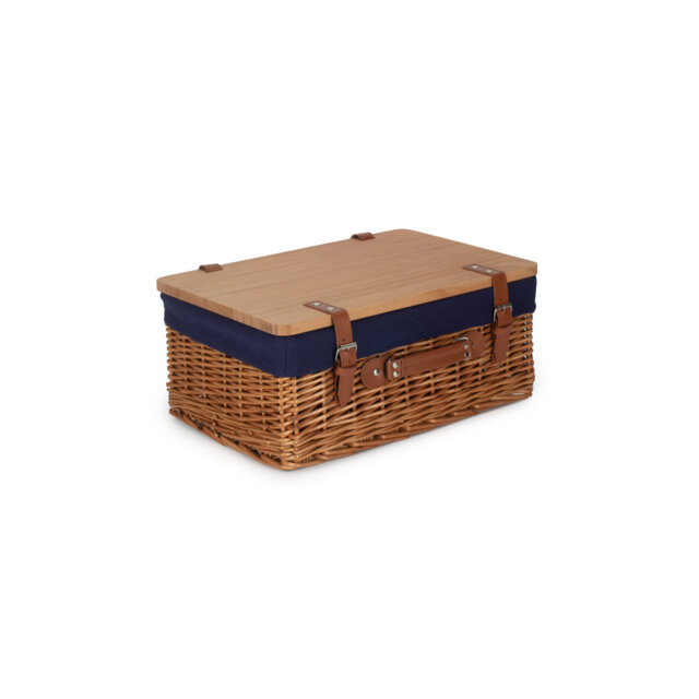 Wicker Gift or Storage Hamper with Lining