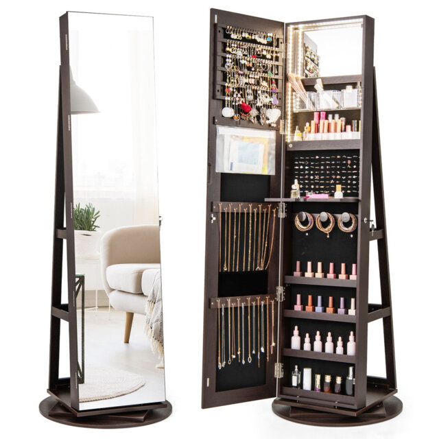 Freestanding Jewelry Armoire