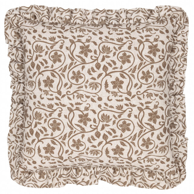 Floral Square Cushion Cover