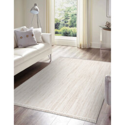Hinote Solid Colour Flat Woven Flatweave Area Rug
