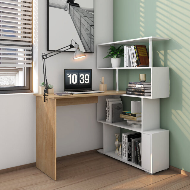 Milroy L-Shaped Writing Desk
