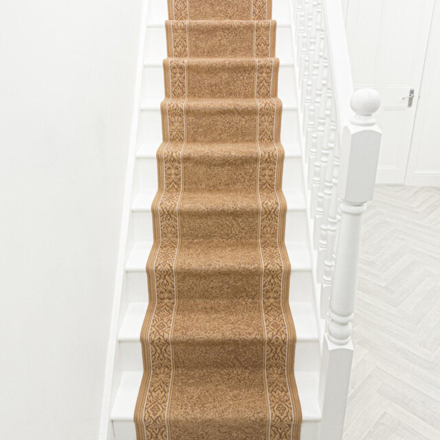 St Tropez Beige Stair Runner – Hardwearing, Non-Slip & Durable Carpet for Stairs & Staircases, Multiple Lengths
