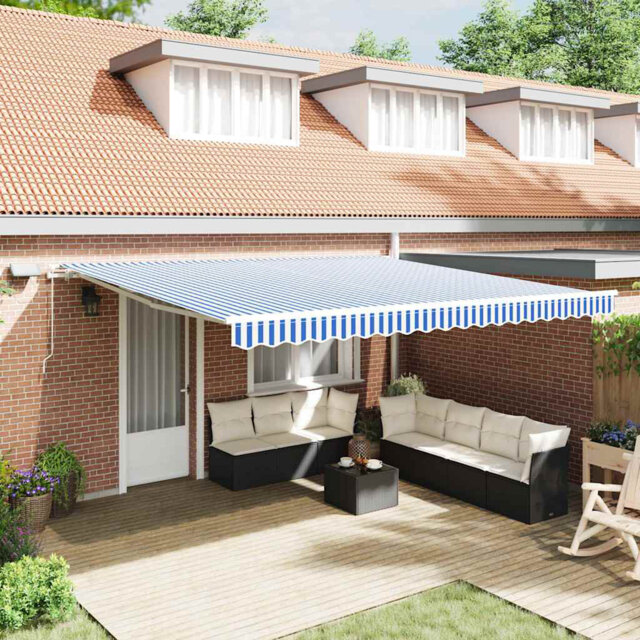 Brayden Studio 300cm D Polyester Cover Retractable Door / Window Awning