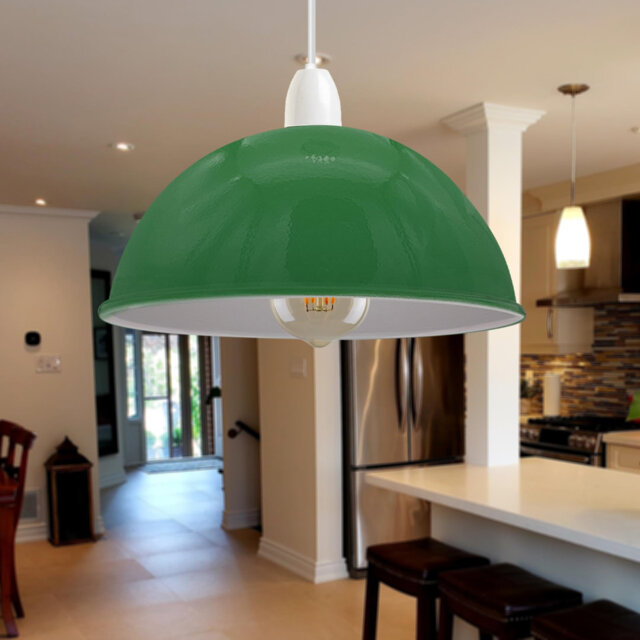 17cm H Metal Bowl Lamp Shade ( Screw On )