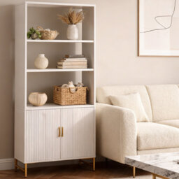 165cm H x 45cm W Plastic Bookcase
