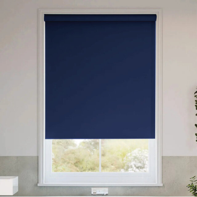 Blackout Roller Blind, Trimmable Cut-to-Size Window Shade, Custom Fit for Light Control & Privacy