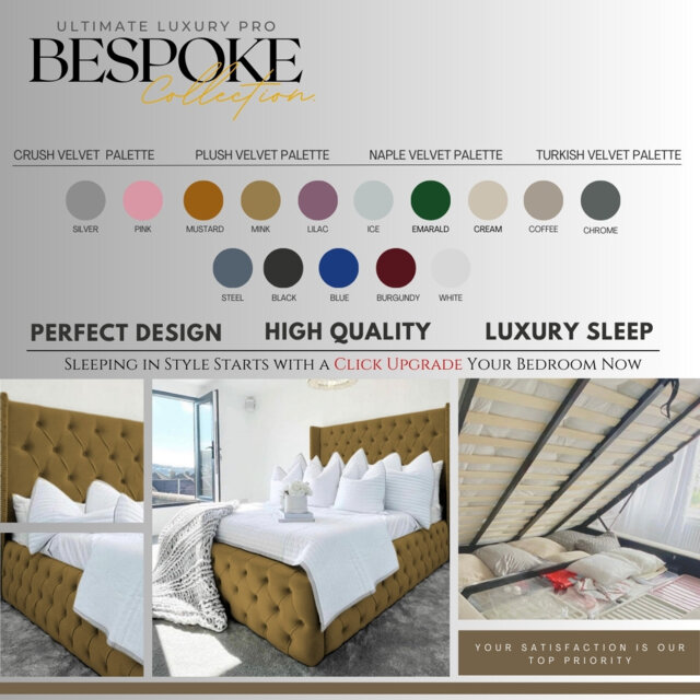 Ericka Chesterfield Ottoman Storage Bed - Deep Button-Tufted Velvet Upholstered Bed Frame