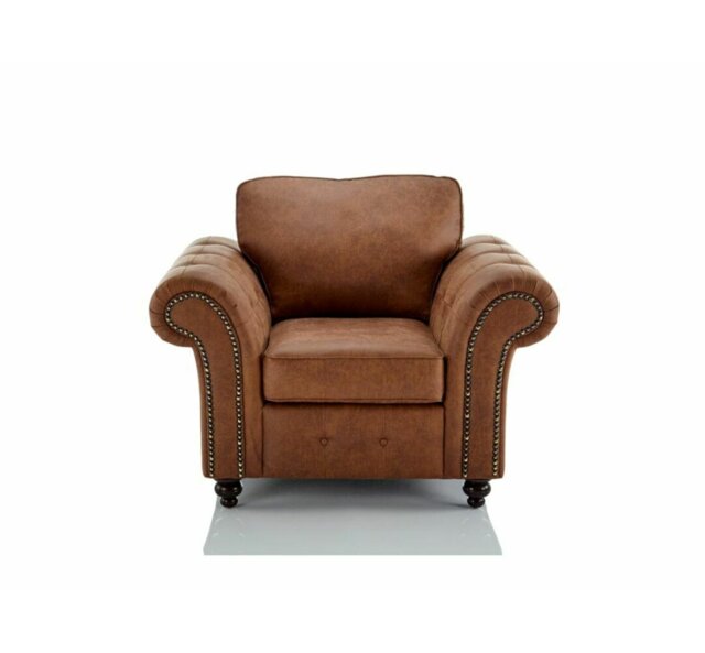 Bodnar Faux Leather Armchair