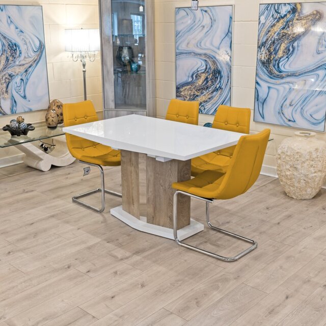Fenner 4 - Person Butterfly Leaf Dining Set