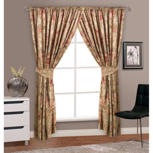 ANASTASIA Abbigail Lined Pencil Pleat Curtain