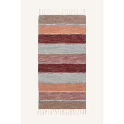 Nicut Cotton Beige/Red/Orange Rug