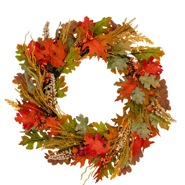 AUTUMN FOREST Faux 66cm Wreath