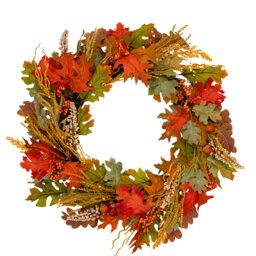 AUTUMN FOREST Faux 66cm Wreath