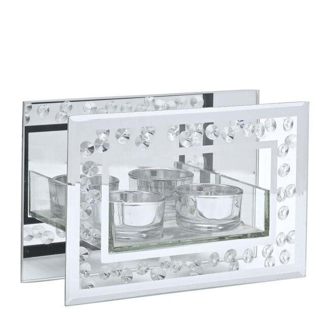 12Cm Glass Tabletop Votive Holder