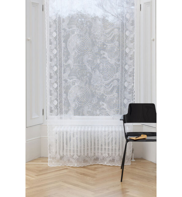 Heinen Cotton Blend Sheer Single Curtain Panel