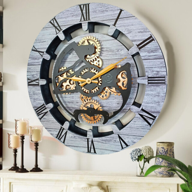 Solid Wood Wall Clock