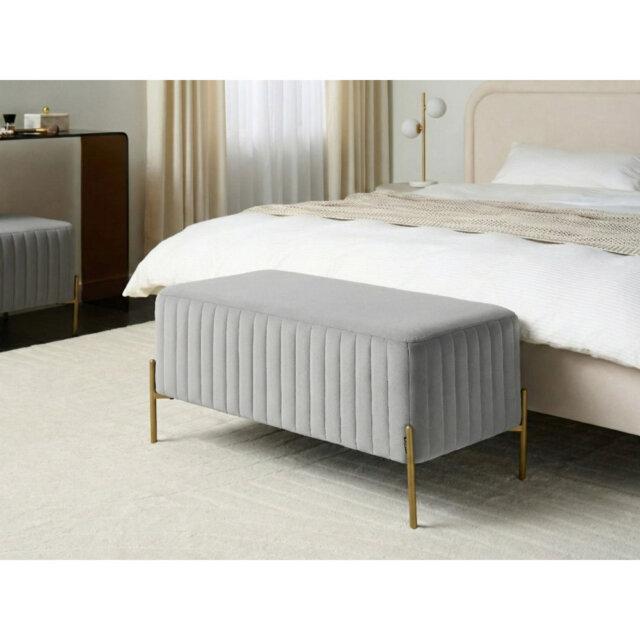 Benzant Velvet Upholstered Bench