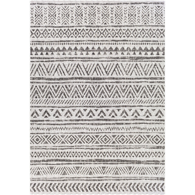 Indoor & Outdoor Modern Boho Yellow Rug