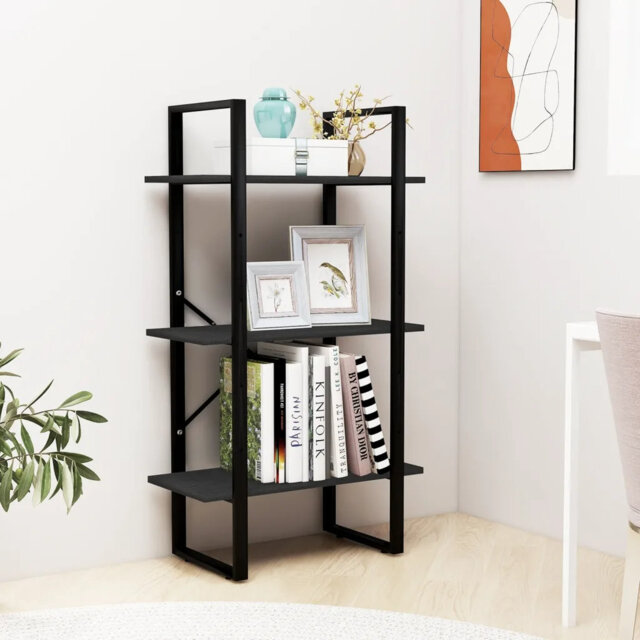 Ammon 105cm H x 60cm W Wood Etagere Bookcase