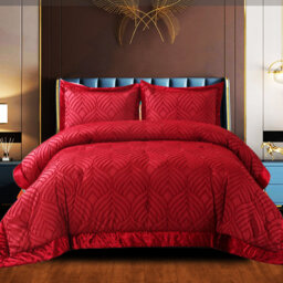 Camesha Microfiber Patchwork Bedspread with Pillow Shams