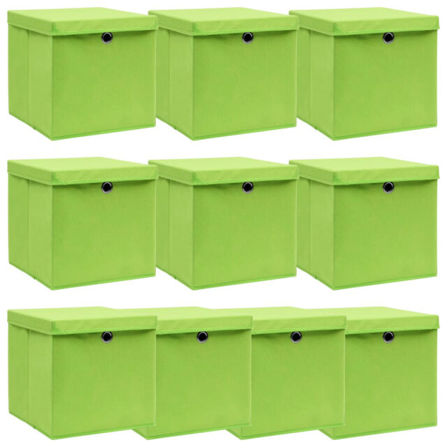 Storage Boxes with Lids Fabric