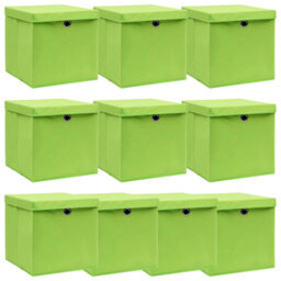 Storage Boxes with Lids Fabric