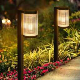 Solar Landscape Lamp - Warm Light Led Lighting For Lawns And Walkways