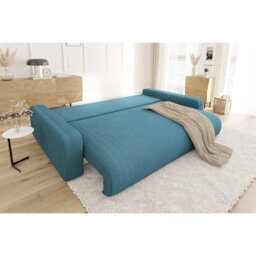 Emma Sleeper Sofa Bed with storage Cord Fabric