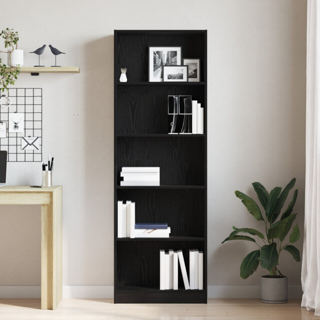 Book Cabinet Display Rack Bookshelf Storage Shelf Rack Engineered Wood