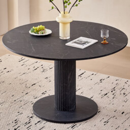 Modern Dining Table - Round Table - For 4-6 People - 115X 75 Cm (W X H)