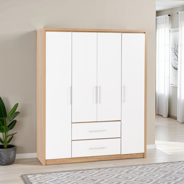 Louisa 4 Door Wardrobe