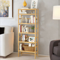 Andraz 161cm H x 60cm W Bamboo Bookcase