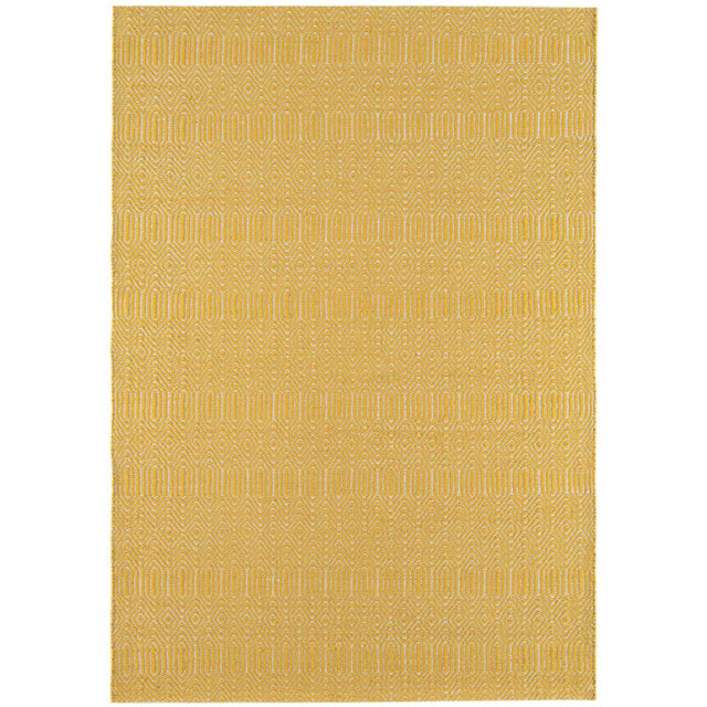 Mustard Geometric Handmade Modern Easy To Clean Rug Dining Room Bedroom And Living Room
