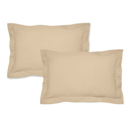 200 Thread Count 100% Cotton Oxford Pillowcase Pair