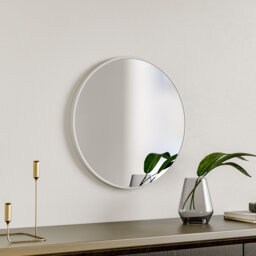 Baum Nordic Round Bathroom Framed Mirror Wall Hanging