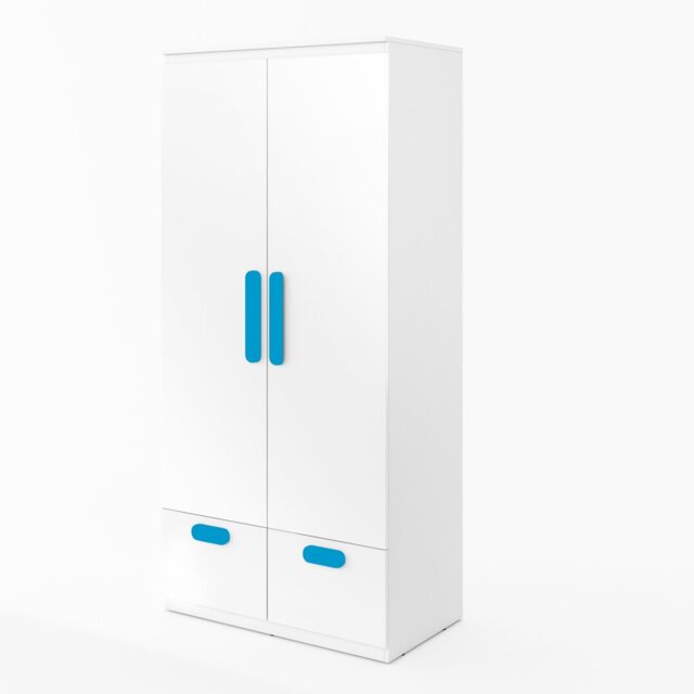 2 Door Manufactured Wood Wardrobe